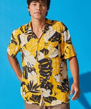 DEUS EX MACHINA | BUTTON DOWN FLORAL PRINT | MEN'S XL